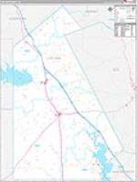 Live Oak, Tx Carrier Route Wall Map
